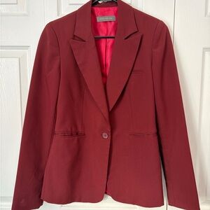 Suzy Shier Burgundy Women's Blazer